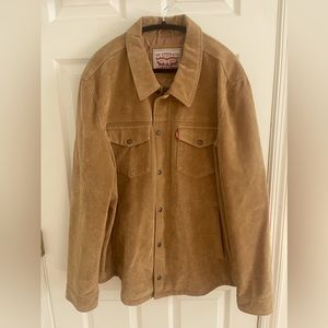 Levi's Men's Faux Suede Shirt Jacket